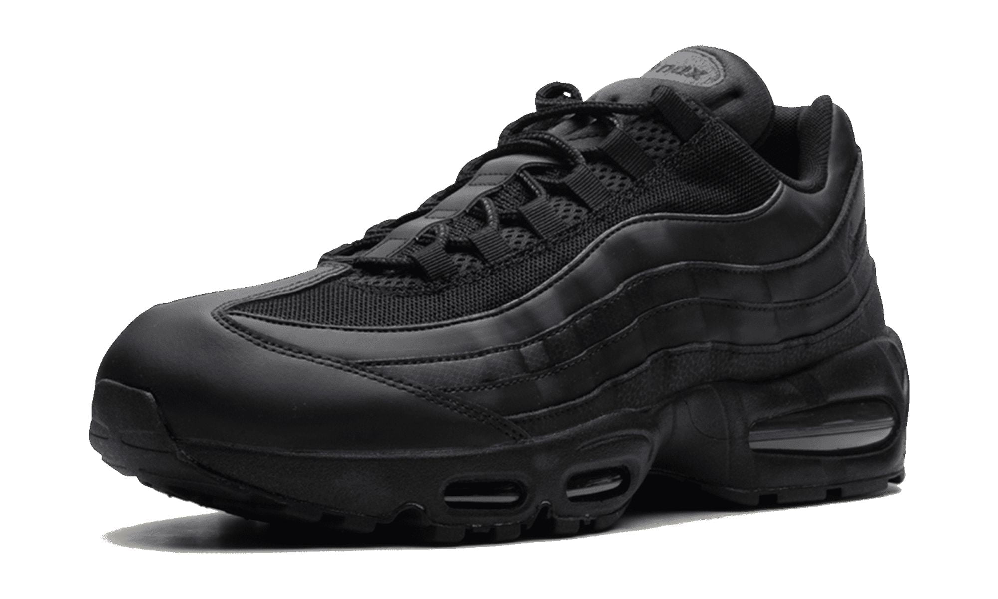 NIKE MENS Air Max 95 Big Bubble "Triple Black" HM8755 001 HM8755 001 from Stadium Goods