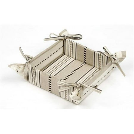 

Mr. MJs Trading AG-45270-5.5x5.5 5.5 x 5.5 in. Bread Basket Coco Stripe