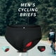thumbnail image 5 of Ropa interior para , ropa interior para , pantalones cortos acolchados para hombre para de montaña y carretera , Negro M Talla inconfundible SM SunniMix Pantalones cortos de ciclismo para hombre, 5 of 8