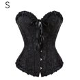thumbnail image 1 of Guardurnaity Mujer Corset Overbust Bustier Strapless Shapwear Ropa interior, S, Negro Ropa interior negro S, 1 of 6