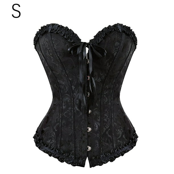 Corset noir femme hotsell