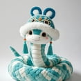 thumbnail image 2 of 2025 Snake Year Doll, Elegant Snake Year Mascot Lion Dance Good Luck, Cute Chinese Style Plush Toy Ornament Gift For Best Friends, 2 of 7