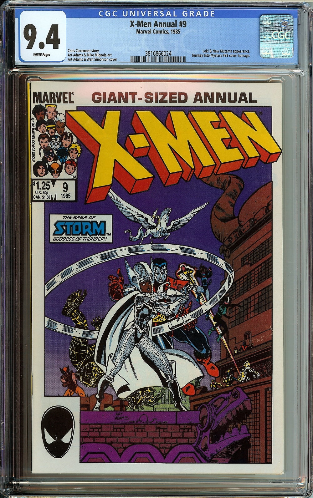 Cover of X-Men Annual #9