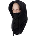thumbnail image 2 of Bravo! Balaclava Face Mask Men Women Winter Windproof Puller Button Outdoors Ski Mask, 2 of 5
