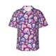 thumbnail image 1 of Fotbe cartoon rainbow Skull Camisa Hawaiana para Hombre Unisex – Camisa Casual de Verano con Botones de Manga Corta de Algodón y Lino,XX-Large, 1 of 7