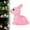 B, variant on Goowood Mini Bunnies Glow in the Dark Resin Animals Pink Glowing Rabbit Statue Easter Egg Fillers Fairy Garden Dollhouse Decor Cute Things