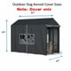 thumbnail image 2 of Funda para caseta para perros al aire libre LYBOSH, cobertura total de 2,4 x 1,2 x 1,8 m, 2 of 6