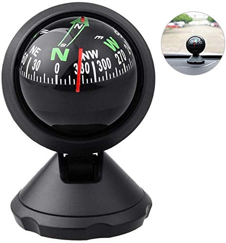 Adjustable Car Dashboard Navigation Compass Ball for Boat Marine Truck 
