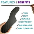 Morton's Extension Orthotic,Carbon Fiber Insole,Rigid Foot Support Insert for Morton's Toe,Turf