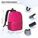 thumbnail image 5 of Disketp Rose Red Glitter Mochila Escolar de 15 Pulgadas, Mochila Ligera para Estudiantes, Viajes y Trabajo, Cómoda y Resistente para el Uso Diario, 5 of 6