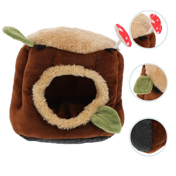 GOOHOCHY  Hamster Home Warm Cotton Nest Rabbit Pet Cage Hanging