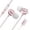 Pink, variant on Qianying Type-C USB-C In-Ear Earphone Headset Headphone Earbuds Wth Wire-controlled Mic On Clearance and Sale