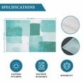 thumbnail image 6 of Green Geometric Placemats Set of 4, Watercolor Ombre Modern Abstract Art Placemats for Dining Table, Place Mats for Kitchen Tabletop, Waterproof Wipeable Dining Table Mats Set, 6 of 9