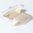 thumbnail image 5 of KMSS 50Pcs Disposable Wood Boat Plates/Dishes Disposable Bamboo Leaf Boat Wooden Boat Dish Sushi Boat Sushi Serving Tray Food Container Wood Bowl for Catering Home (4/6/7/8 inch), 5 of 7