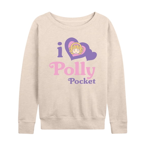 Polly Pocket - I Love Polly Pocket - Women's Lightweight French Terry Long Sleeve Shirt