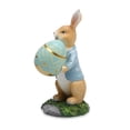 thumbnail image 2 of Pascua Animal Figurine Resina Artesanía Centerería Estatua Estatua Chimenea Encimera decoración escultura ornamentos doméstico decorativo huevo azul Kearding HA012587-02B, 2 of 7
