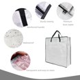 thumbnail image 3 of Bolsas de almacenamiento Gongkangyuan transparentes de 25 galones, paquete de 9 con cierre, 3 of 7