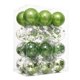 thumbnail image 4 of 24 bolas de Navidad de plástico transparente de 6/8 cm para decoración de fiestas de árboles de Navidad, colgantes de esferas de Navidad para Año Nuevo 2024, 4 of 5