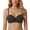 Black, variant on Push Up Bra for Women Wireless Padded Lace-up Bra | Front Lace-up Cleavage Adjustment Drawstring High Support Convertible Straps for Low-Cut Tops, Party Dresses, Daily Wear