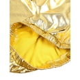 thumbnail image 5 of Miaeowve Kids Shiny Metallic Hip Hop Dance Pants for Boys Girls Pull-on Trousers 70s Party Disco Dancewear Gold 14, 5 of 7