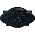 thumbnail image 3 of Ekena Millwork 20"OD x 1 3/4"P Bonetti Ceiling Medallion (Fits Canopies up to 5 1/8"), Hand-Painted Night Shade, 3 of 6