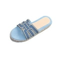 thumbnail image 2 of Tranfacy Chaussures d'Été, Sandales à Plateforme pour Femmes, Pantoufles Confortables à Bout Rond Décontractées pour la Plage, 2 of 4