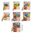 thumbnail image 5 of Sinyiin Pack of 5 Rubber Animal Finger Puppets for Toddlers Kids Adults Interactive Play Party Goodie Bag Fillers, 5 of 20