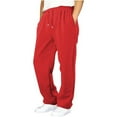 thumbnail image 2 of JTieaclothes Kids Little Boys Sweatpants Wide Straight Leg Pants Sweatpants Joggers Pants High Waisted Pants With Pockets,Boys Pants Sizes 7-8 Years, 2 of 6