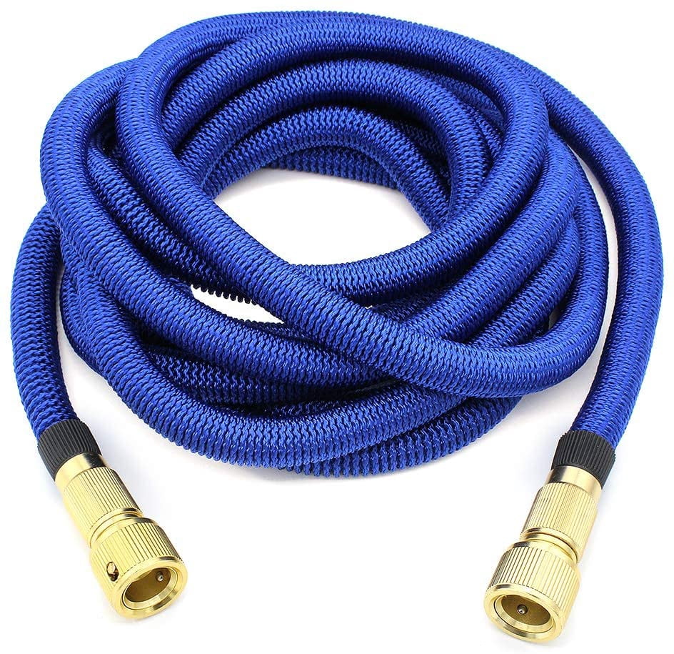 Garden Hose, Expandable Garden Water Hose Flexible Retractable Hose With Metal Fittings For Irrigation/Garden Cleaning/Car Washing (5M)