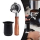 thumbnail image 5 of Portafiltro de expreso Anillos dosificadores Taza dosificadora Embudo dosificador de fácil de limpiar Reemplazo antideslizante Manos Vaso Dosificador Negro Macarena Portafiltro de Café, 5 of 8