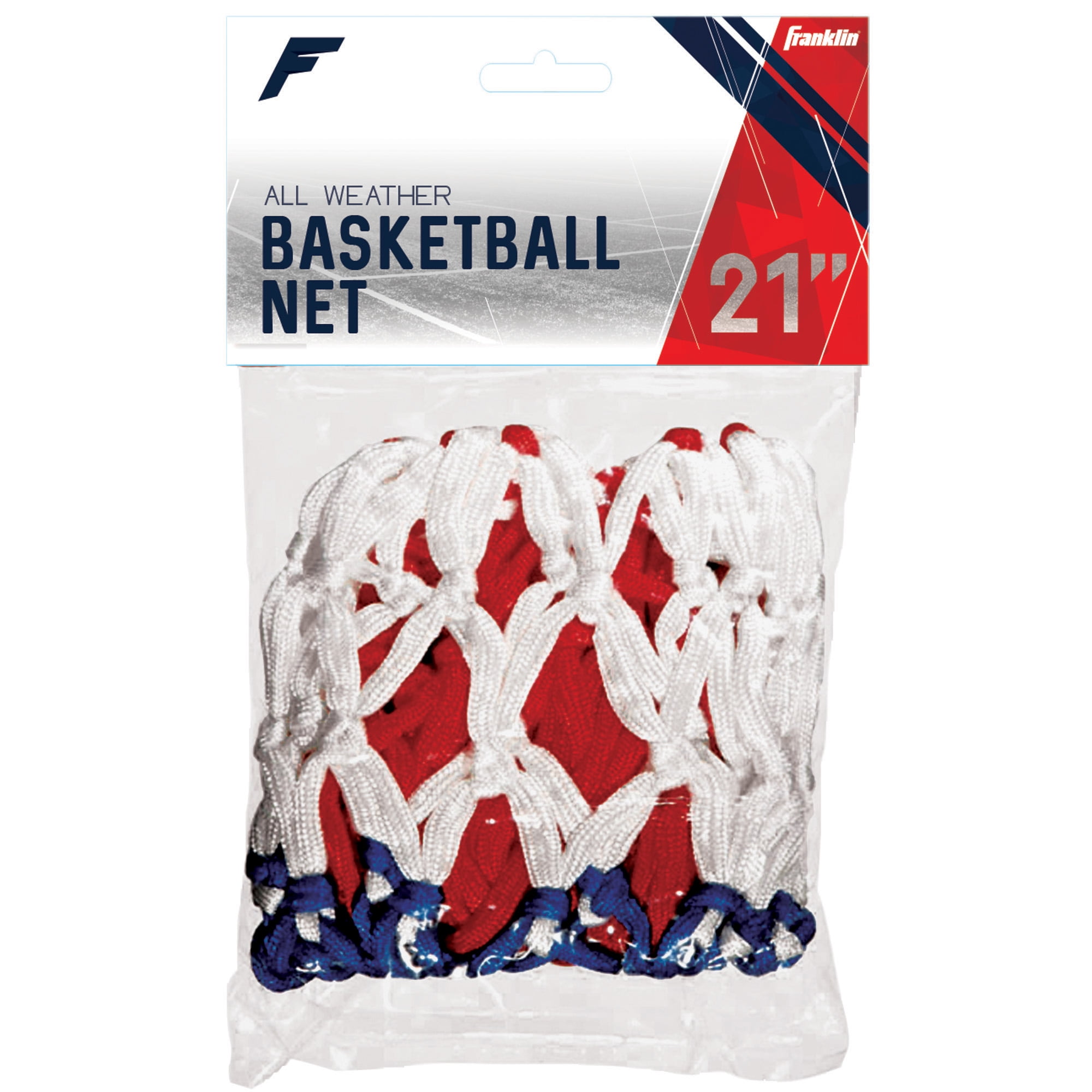 Franklin Sports All Weather Basketball Net - Red, White, Blue