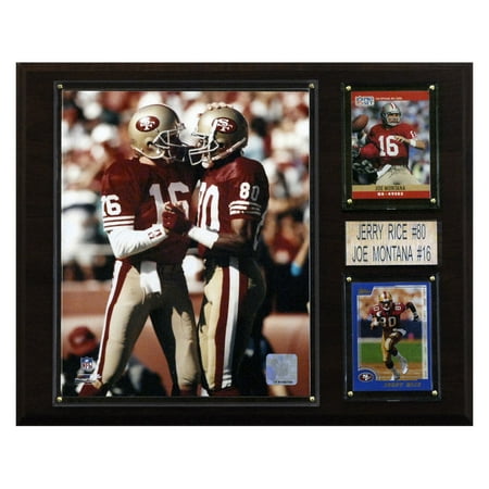 C&I Collectables NFL 12x15 Montana-Rice San Francisco 49ers Player