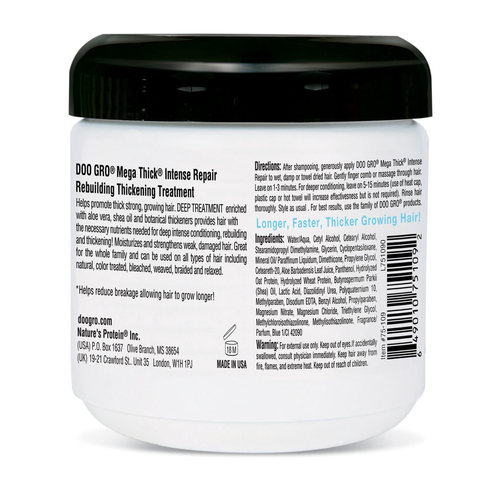 Doo Gro Mega Thick Intense Repair Treatment, 16 Oz., Pack of 6