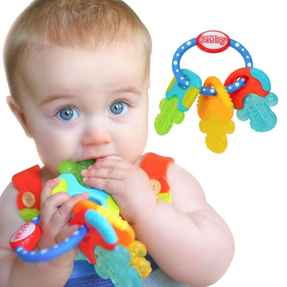 Llaves para morder en gel Teether Nuby Ice Gel durante más de 4 meses