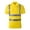 j5-Yellow, variant on LIIPEE High Visibility Reflective Polo Shirt For Men Short Sleeve Tennis Collar Shirts Male Comfortable Breathable Polos Workwear,L