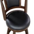 thumbnail image 6 of Boraam Avianna Counter Height High Back Swivel Wood Counter Stool, Cappuccino Finish, 6 of 6