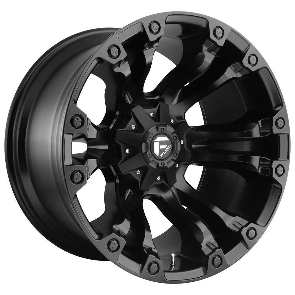 Fuel vapor 18x9 6x135/6x139.7 19et 106.10mm matte black wheel Walmart