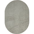 thumbnail image 2 of Furnish My Place Abstract Contemporary Stripes Modern Plush Two Tone High Low Pattern Rug, Abstract Area Rug, Pet-Friendly Carpet, Made in USA - Easy Fit Brown, 1.5' x 2.25' Oval - Set of 3, 2 of 5