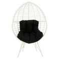 thumbnail image 2 of ACME Galzed Teardrop Patio Chair in Black and White, 2 of 6