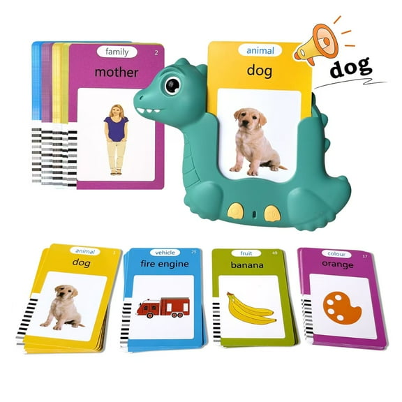 Talking Flash Cards with 224 English Sight Words With Sound Effects,Montessori Educational Toys,Preschool Speech Development Toys,Learning Early Educational Gifts for Boys and Girls Birthday Gifts