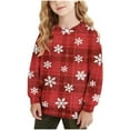 thumbnail image 3 of MKOSPLRT Christmas Sweatshirts for Kids Crew Neck Long Sleeve Snowflake Pullover Xmas Party Sweat Shirts for Girl Boy 1-15Y, 3 of 8