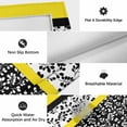 thumbnail image 6 of Black Yellow Outdoor Rug for Patio/Deck/Porch, Non-Slip Large Area Rug 4 x 6 Ft, Garden Floral Stripe Aesthetic Flower Boho Indoor Outdoor Rugs Washable Area Rugs, Camping Rug Carpet Runner, 6 of 8