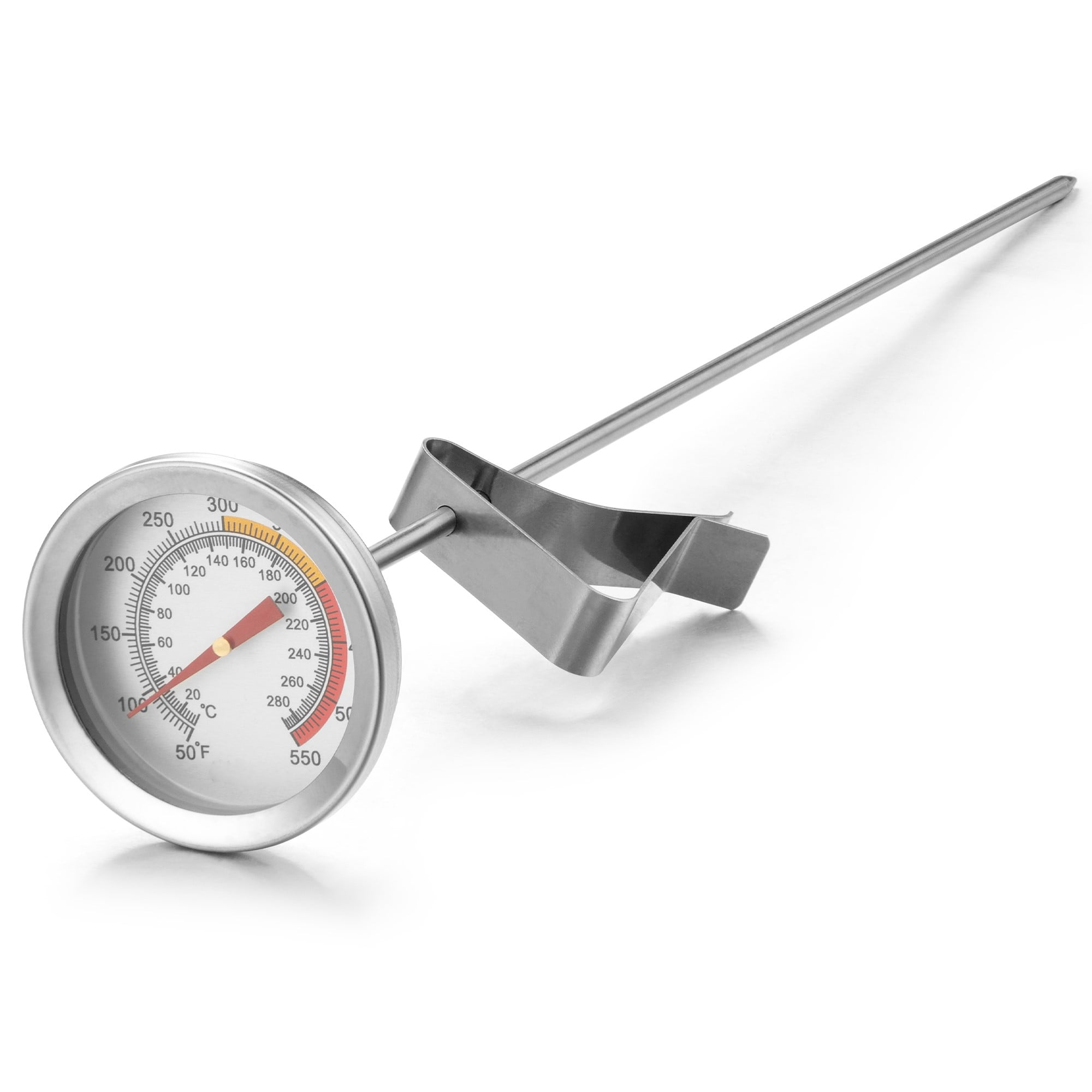 Food Thermometer With 12'' Stainless Steel Probe Instant Read Deep Fry