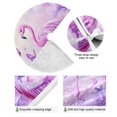 thumbnail image 2 of Ryvnso Christmas Tree Skirt Butterfly Glitter Flamingo Xmas Tree Skirts Ornament Home Decorations 35.4", 2 of 6