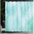 thumbnail image 4 of Ambesonne Art Abstract Shower Curtain, Soft Dream Smoke, 69"Wx70"L, Pale Blue and Seafoam, 4 of 5