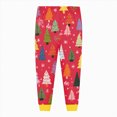 thumbnail image 6 of NOLDARES Little Boys Girls Christmas Pajamas for Toddler Clothes Set Snowman Long Sleeve Cotton Kids Pjs Fall Winter Sleepwear 6-24 Months 2t 3t 4t 5t 6t 7t 8t 9t Children,Red,3-4 Y, 6 of 6