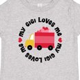 thumbnail image 4 of Inktastic My Gigi Loves Me Boys or Girls Baby T-Shirt, 4 of 5