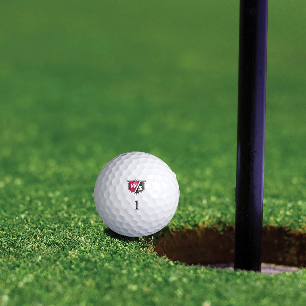 Wilson 74737 Staff True Distance Long Golf Balls, White 12 Balls