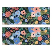 Kitchen Rugs Sets Of 2,Pioneer Flower Floral Print Pattern Anti Fatigue Kitchen Mat Rugs Non Slip Washable,Decorative Kitchen Floor Mats for Kitchen,Sink,Laundry,17"X47"