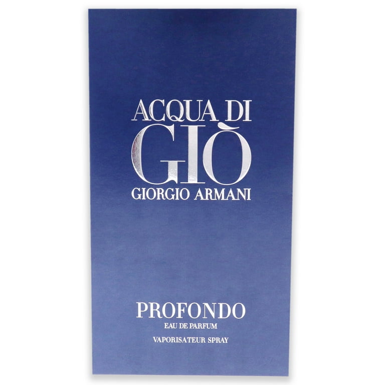 ★のんたん★ARMANI acqua di giò profondo★ Giorgio Armani Acqua Di Gio Profondo Aquatic Perfume Spray, 6.7 oz